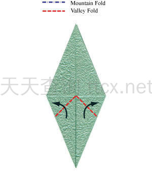 传统折纸蜻蜓-6