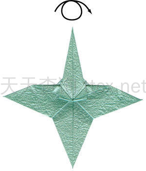 传统折纸蜻蜓-10