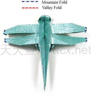 传统折纸蜻蜓-27