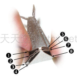 传统折纸蜗牛-32