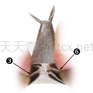 传统折纸蜗牛-34
