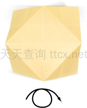方形咖啡折纸桌-11