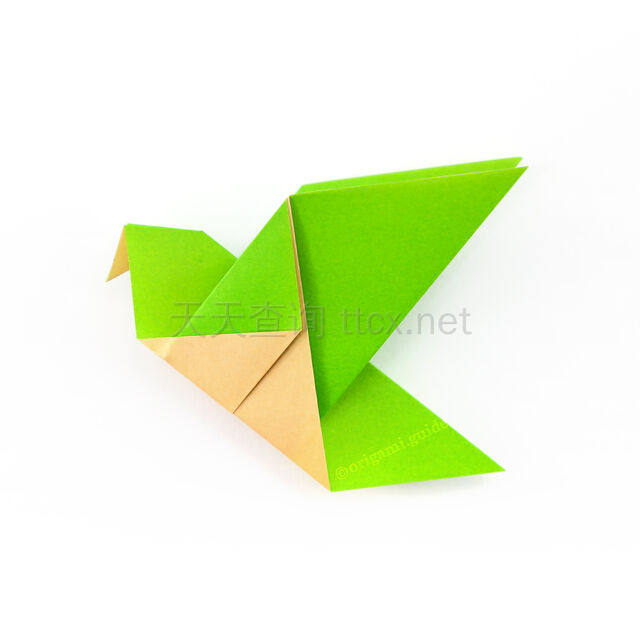 简易折纸鸟-1