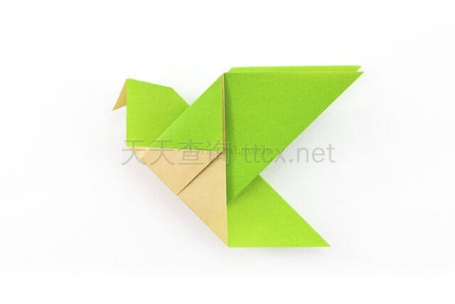 简易折纸鸟-15