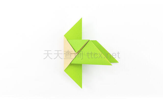简易折纸鸟-11