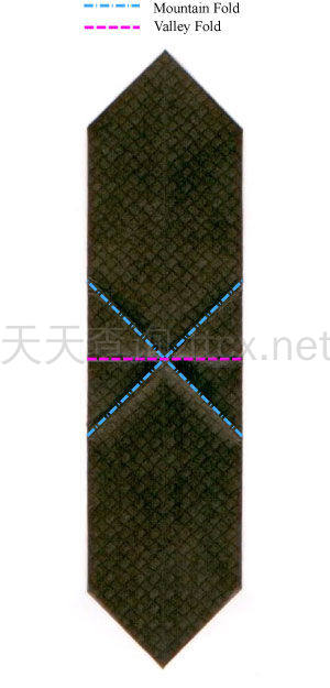 传统折纸领结-13