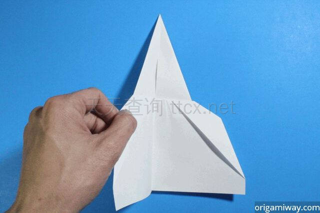 天王星弧形三号纸飞机-18
