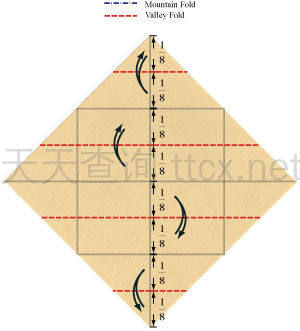 蒙面16x16矩阵折纸基础-8