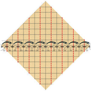 蒙面16x16矩阵折纸基础-11