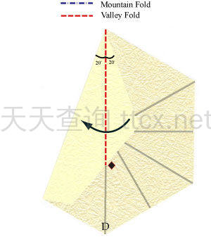 六瓣百合折纸底座-9