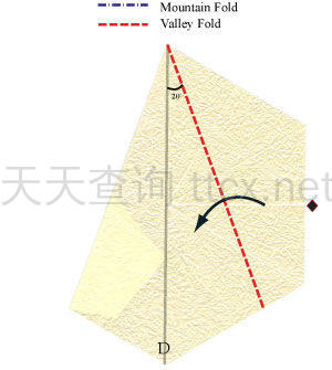 六瓣百合折纸底座-10