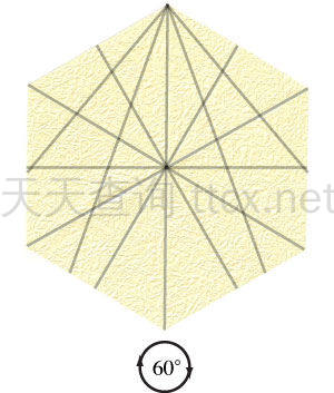 六瓣百合折纸底座-13