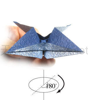基于开放式折叠的折纸蝴蝶-25