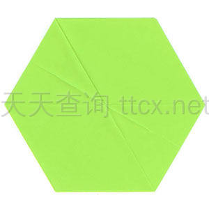 正方形纸制成的正六边形-20