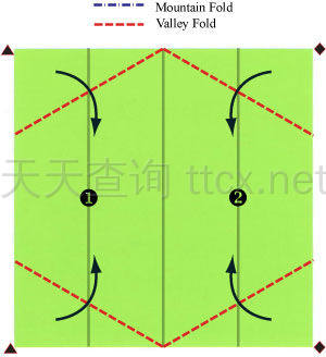 正方形纸制成的正六边形-8