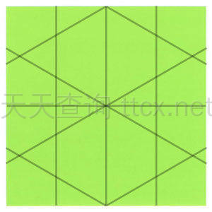 正方形纸制成的正六边形-13