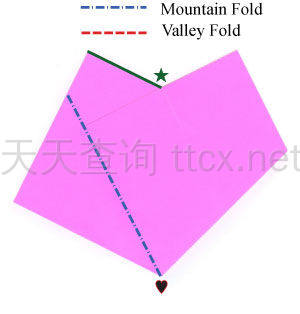 方形纸制成的正五边形-10