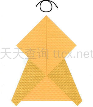 传统折纸凤凰-8