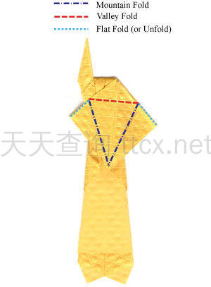 传统折纸凤凰-21