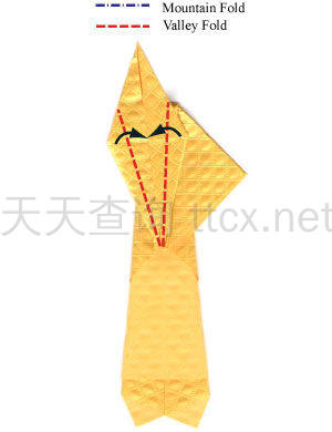 传统折纸凤凰-18