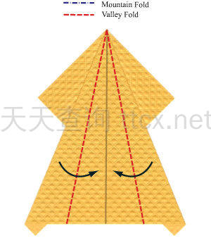 传统折纸凤凰-9