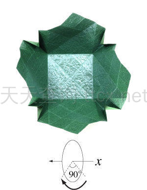 封闭式方形折纸盒-29