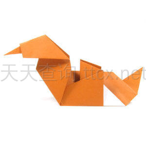 传统折纸鸳鸯-1
