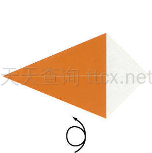传统折纸鸳鸯-7