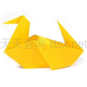 传统折纸鸭-1